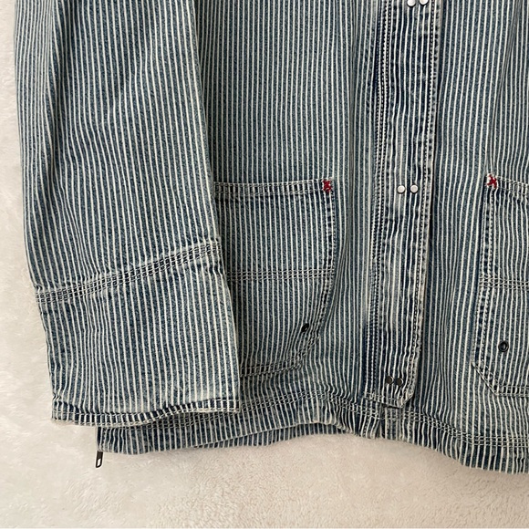 Mod Ref Striped Denim Jacket - Picture 9 of 10